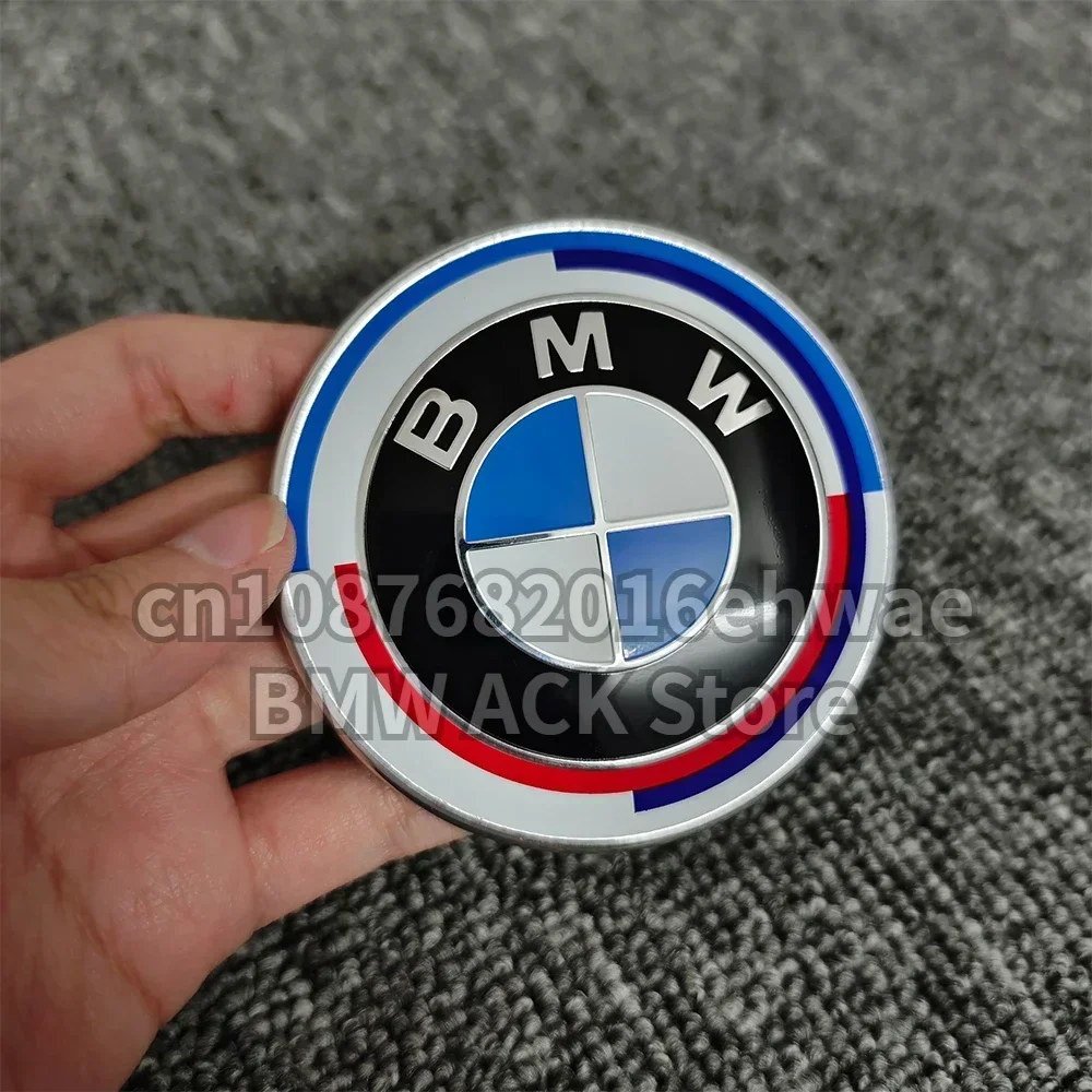 82MM 74MM Untuk Emblem Kap Mesin Depan BMW, Logo Bagasi Belakang, E46 E90 F30 F10 F20 G20 E87 E60 E63 F01 F02 G14 E83 Aksesoris Mobil