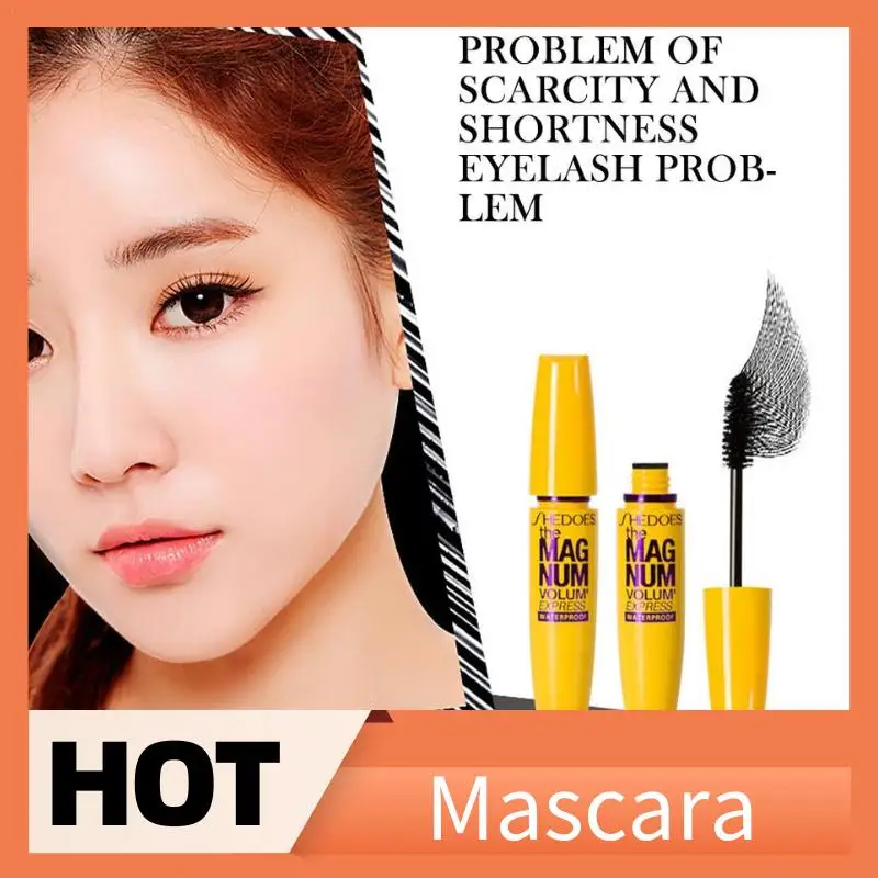 Waterproof Eyelash Mascara Lengthens Eyelashes Extra Volume Natural Look Lashes Female Professional Cosmetics Make Up