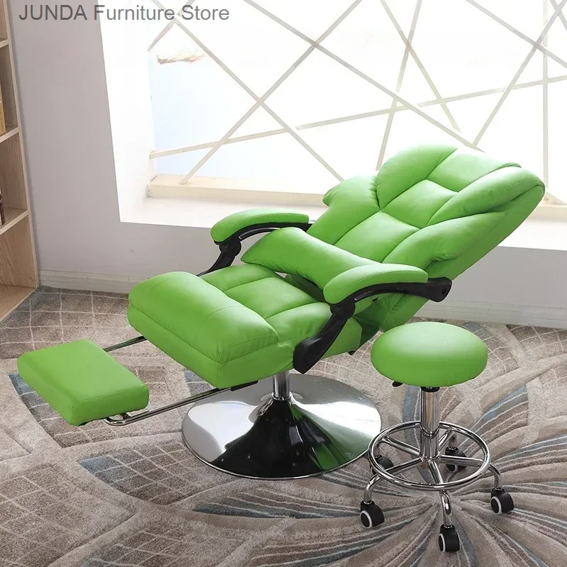 Beauty lounge chair, hair cutting chair, beauty office, ergonomic computer hair cutting chair, hair salon chair, coil furniture