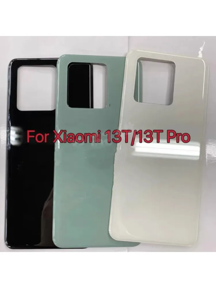 Szkło AAA do Xiaomi 13T 13TPro Tylna Obudowa Klapka Baterii Części Zamienne do Naprawy 2306EPN60G 23078PND5G z Obiektywem Aparatu — zdjęcie produktu 5