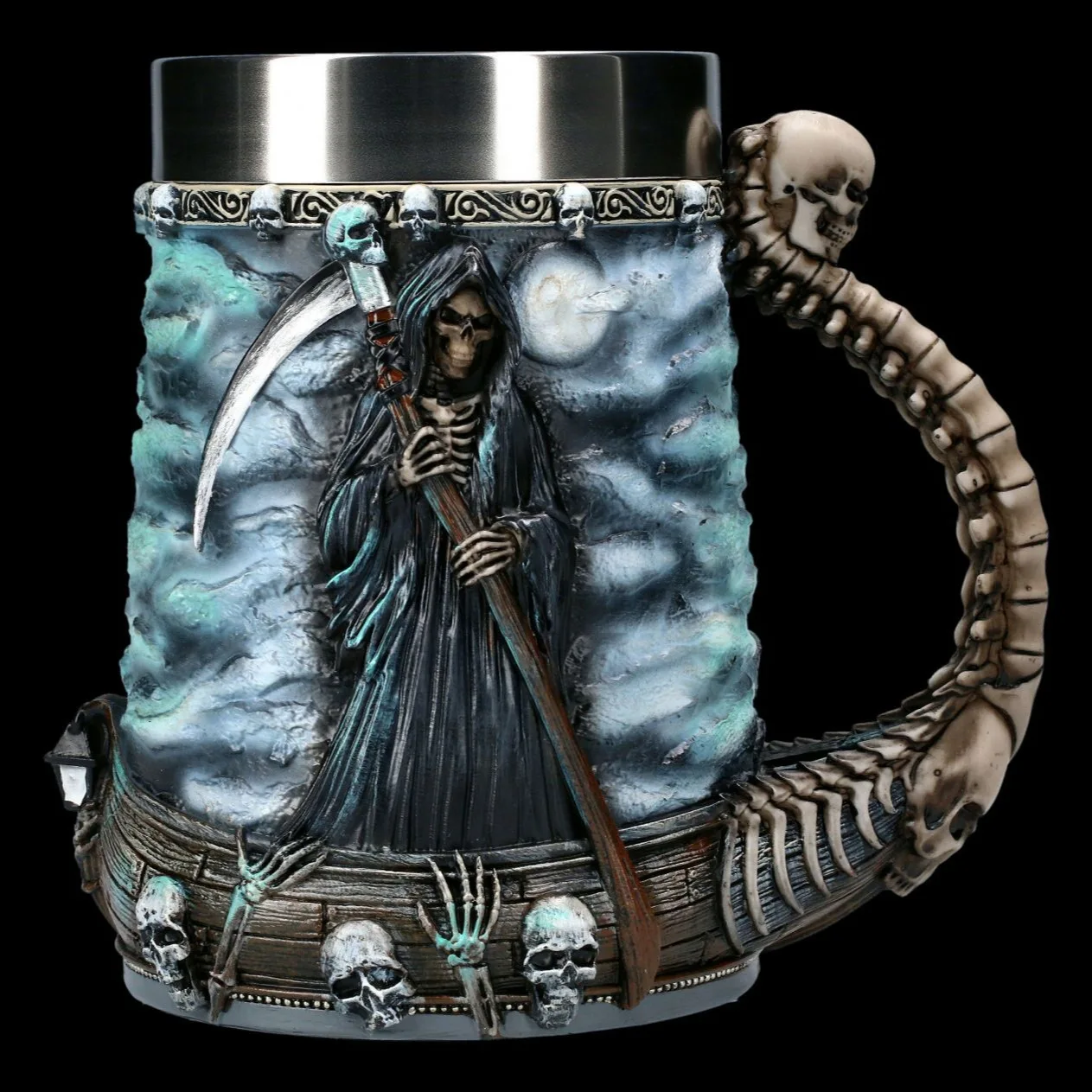 New Dead Horse Skull Mug | Unique Stainless Steel Coffee & Beer Cup!