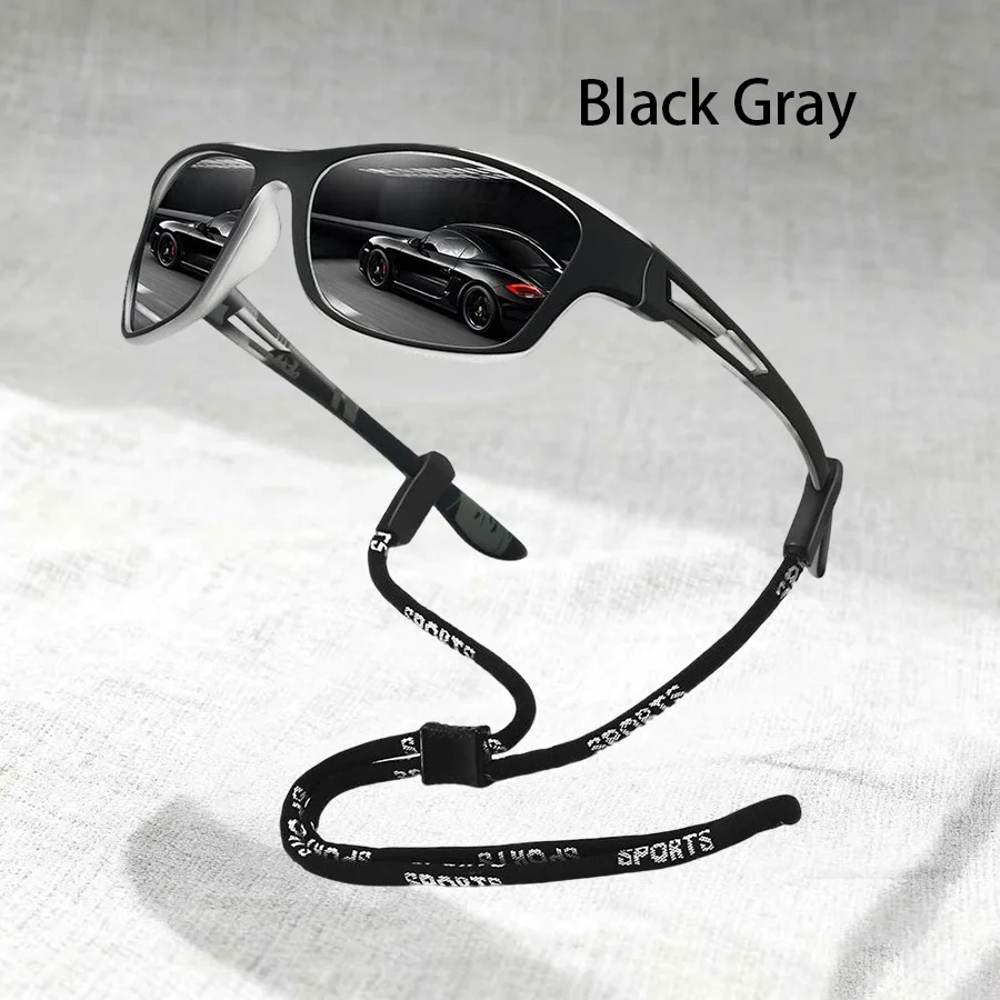 1-2 Stück Modische Muster-Sonnenbrille mit Kette Sport-Sonnenbrille für Männer und Frauen zum Fahren, Angeln, Radfahren, Bergsteigen Sport-Sonnenbrille für Herren – Detail 2