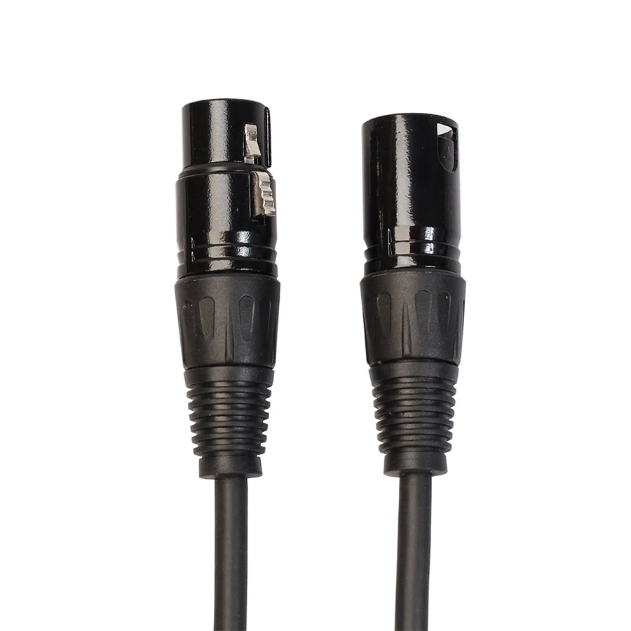 Cable Dmx de 1/2/5 metros, equipo de Dj, Cable de señal de 3 pines, lámpara Par Led, línea de conexión de cabeza móvil láser