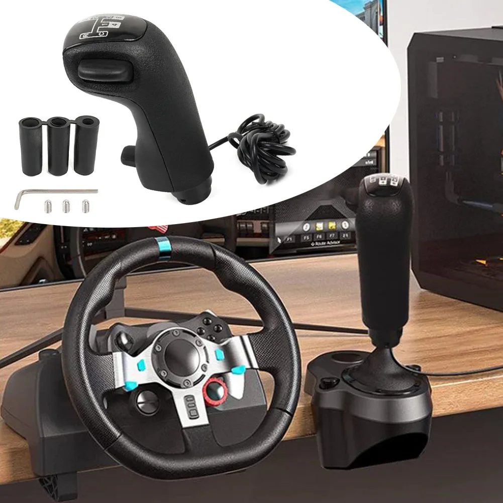 Game Joystick Simulator Shifter For Logitech For G29 For G27 For G25 Joysticks Supports For PC Gear Shift Knob For ETS2 For ATS