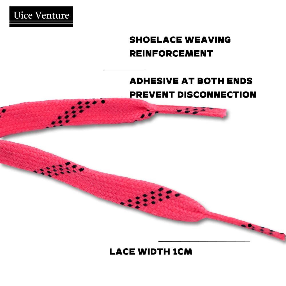 UICE 아이스 하키 신발끈 박스 포장 아이스 하키 스케이트 끈 84/96/108/120인... - 3