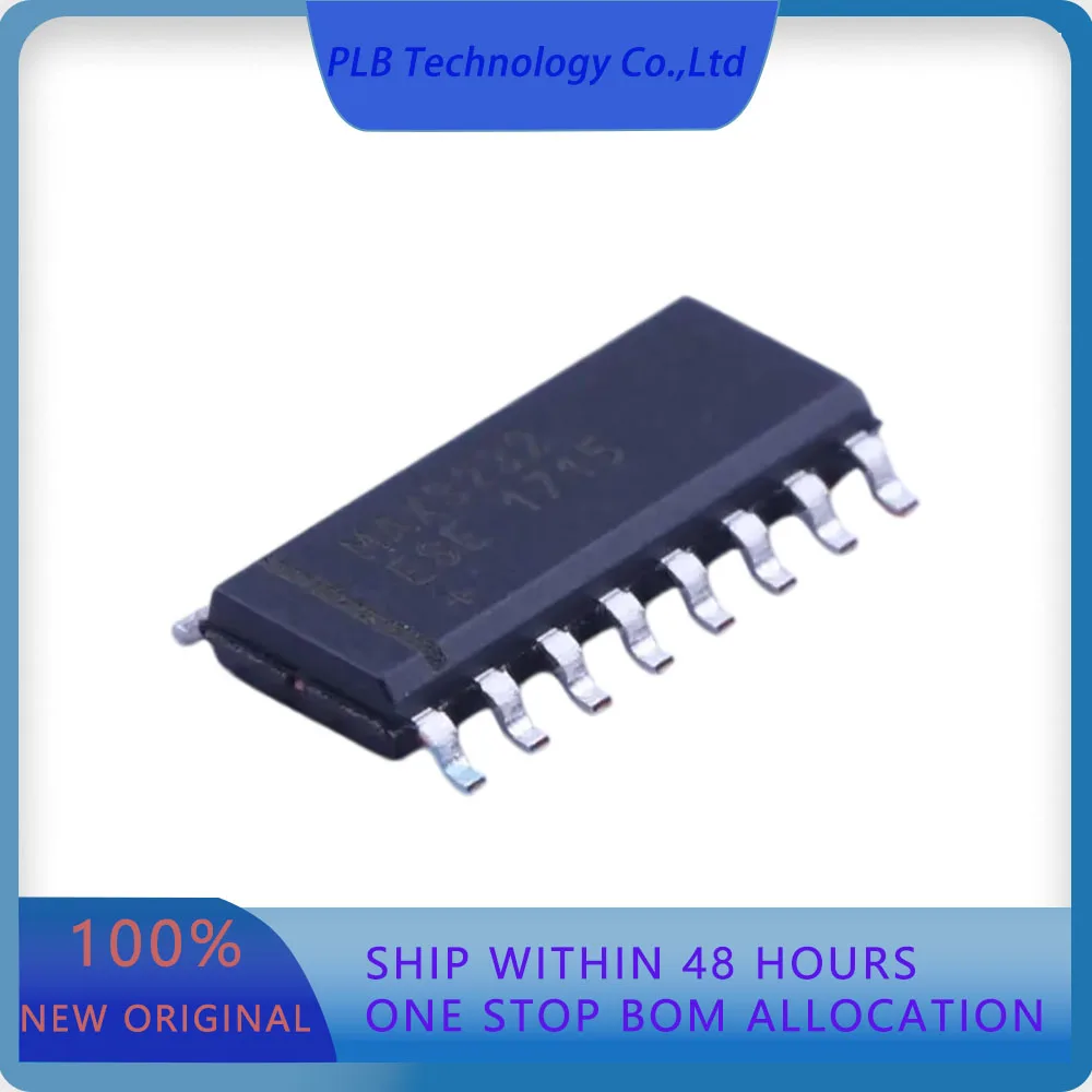 

5PCS MAX3232ESE+T MAX3232 250Kbps Transceiver SOIC-16 RS232 ICs Original Stock
