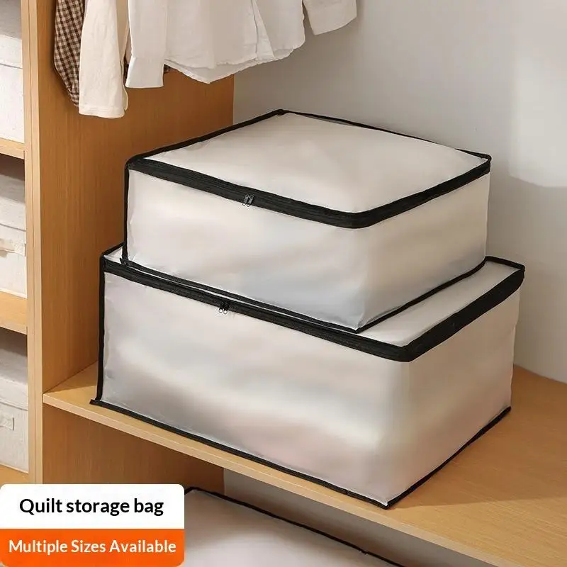 New Underbed Storage Bag Foldable Quilt Bag Wardrobe Clothes Storage Waterproof Dustproof Organizer Large Capacity StorageBag