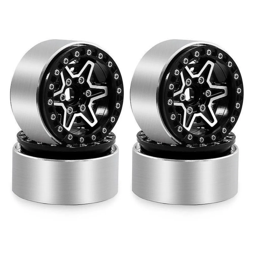 4개 1.9인치 CNC 플래니터리 허브 1/10 RC 크롤러 자동차용 Axial SCX10 90046 900347 GEN 8 Traxxas TRX4 Defender Jeep TRX6 G63 Wraith