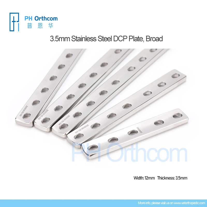 

3.5mm DCP Broad Plate Veterinaria Orthopedic Implant Pets Veterinary Surgical Tools Instruments Medical Supplies and Equipment