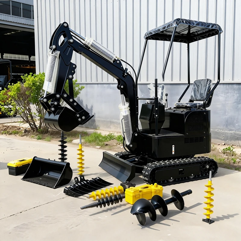 

Мини-экскаватор 1,4 тонны с двигателем Kubota, стандарт EPA/Euro 5, многофункциональный строительный мини-экскаватор, дизельный экскаватор для строительных работ.