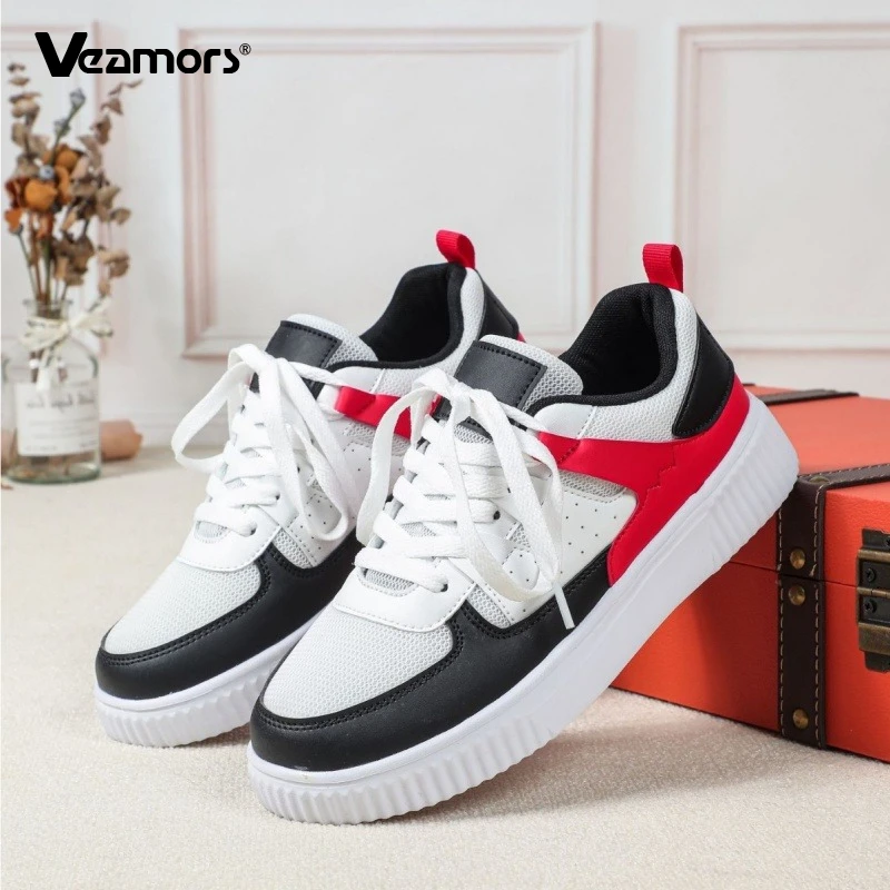 

Fashion Women's Lace-up Sneakers Men Breathable Board Shoes Non-slip Gym Outdoor Casual Trainers for Walking Running Traveling