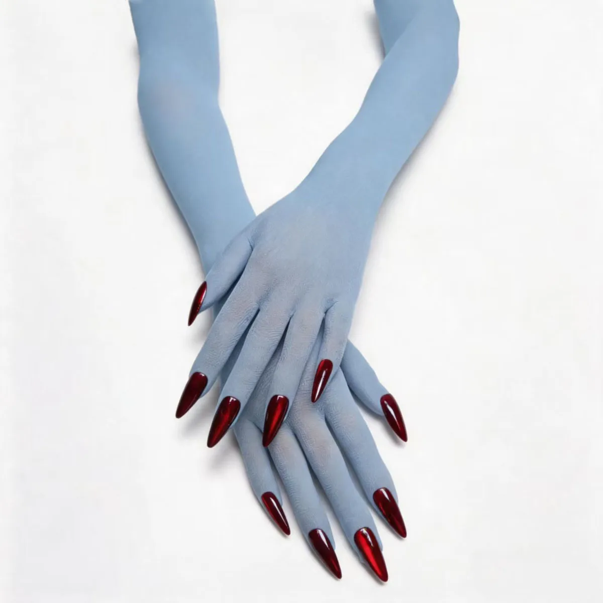 Ultradünne nahtlose Strumpfhandschuhe – 3D-Katzenaugen-Nagelabdeckungen – modische Fünf-Finger-Strumpfhandschuhe – dekorative Handschuhe – Detail 31