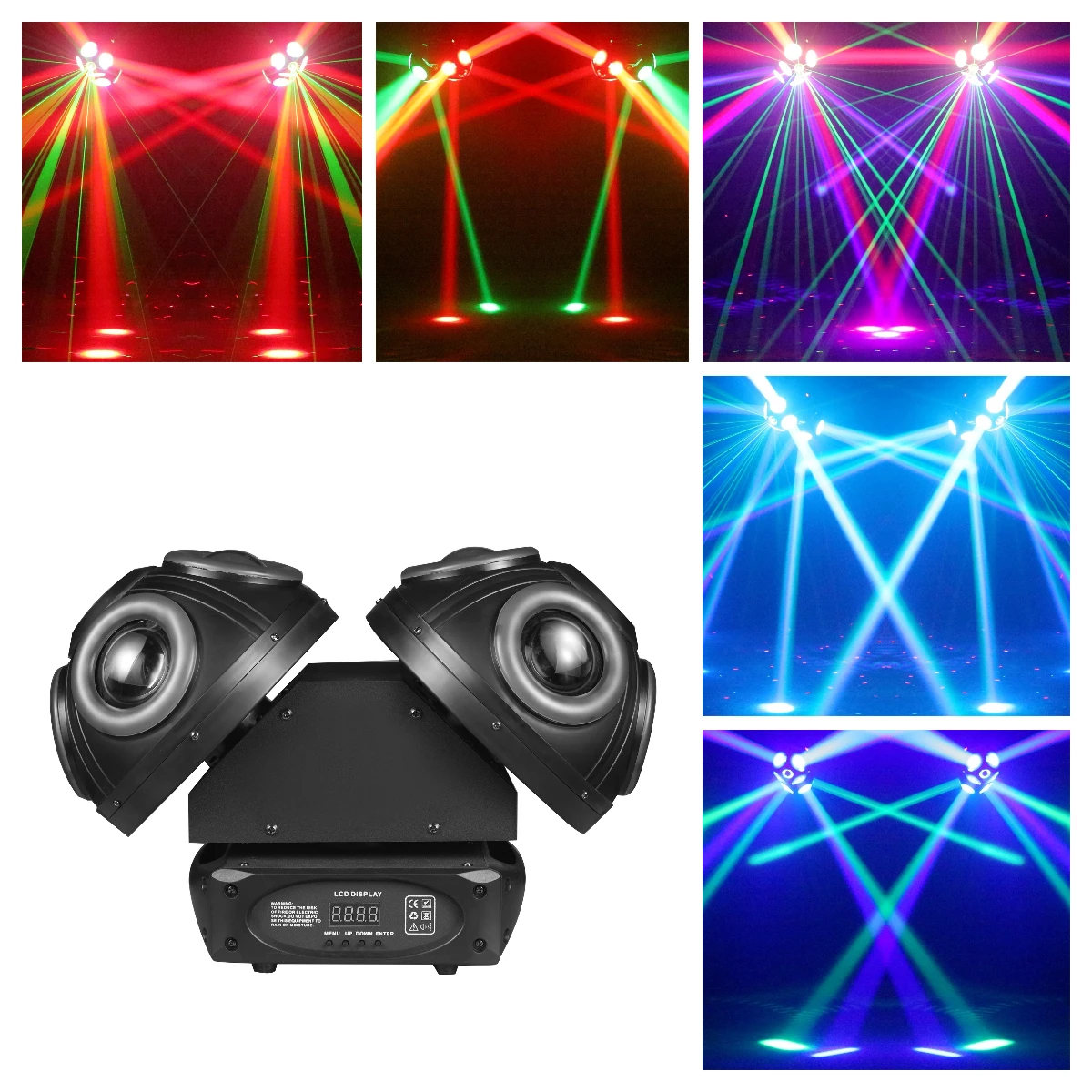 Fireions Star II（The laser beam is two in one）150W Stage Light Rotating Moving Head Light DMX512 KTV Party Disco DJ Bar