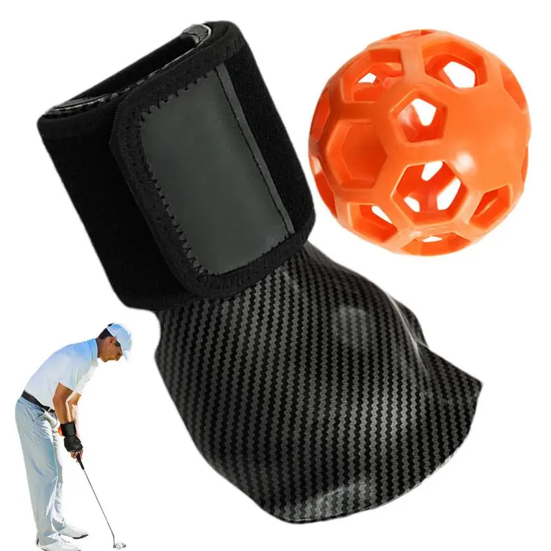 

Golf Swing Trainer Impact Smart Ball with Adjustable Wristband Wrap,Golf Posture Corrector Portable Lightweight Practice Tool