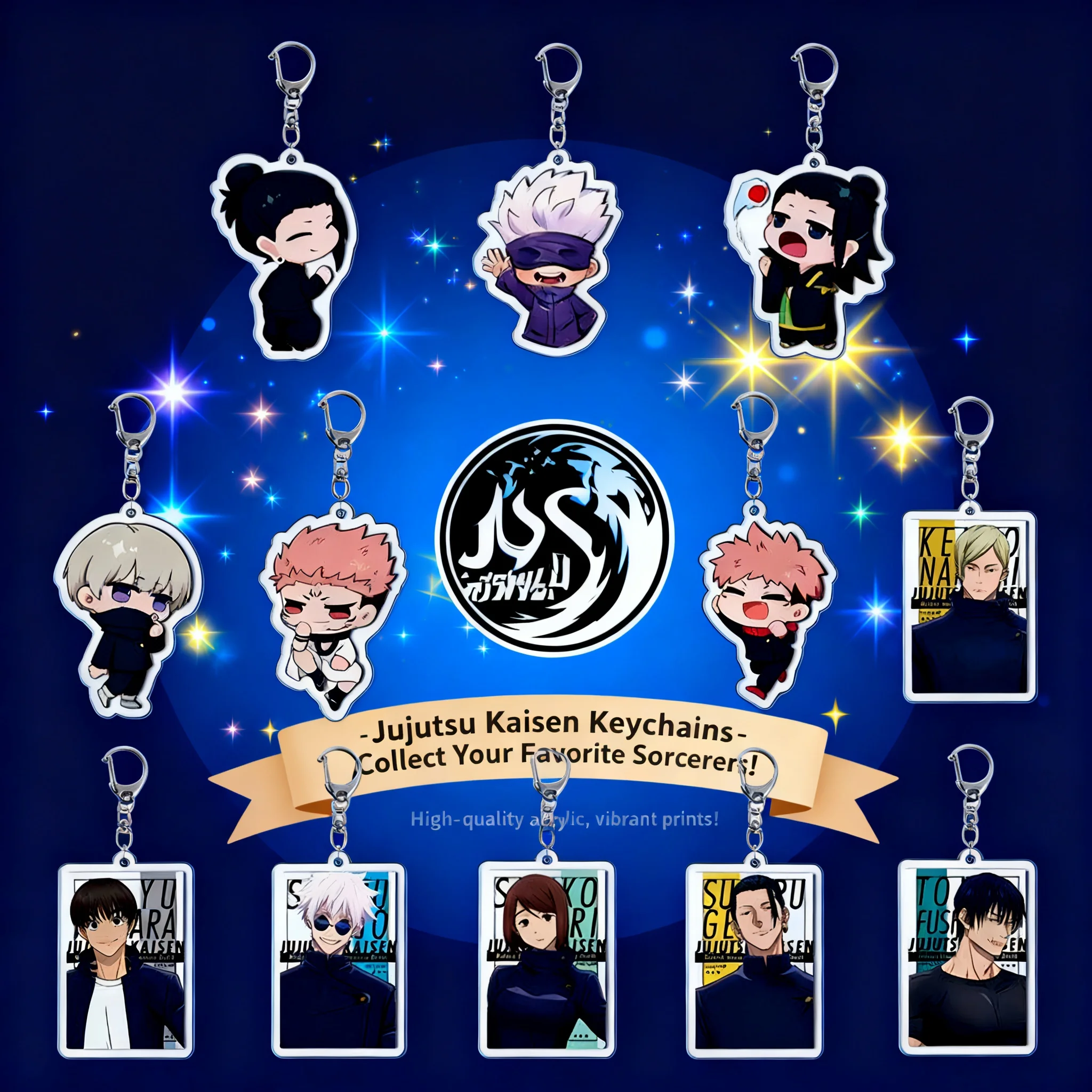 

Акриловый брелок для ключей «Аниме: Магическая битва» (Jujutsu Kaisen) с Юдзи Итадори и Мегуми Фушигуро, подвеска для рюкзака, аниме-атрибутика, аксессуары