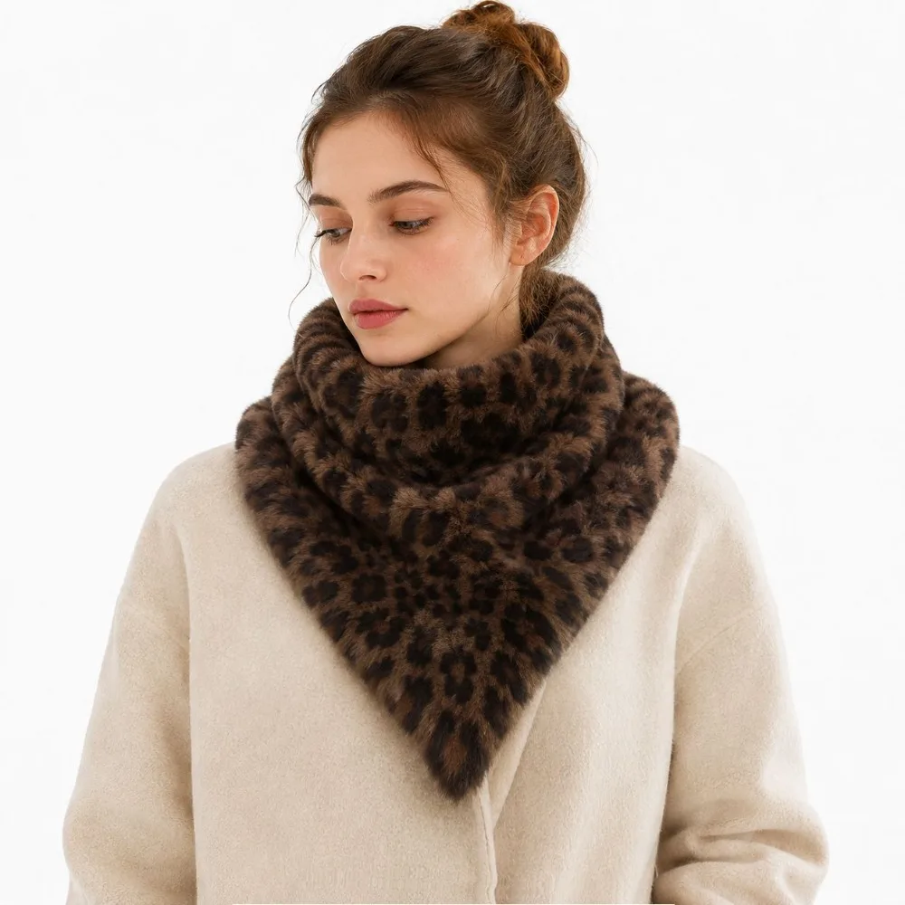 New Faux Fur Faux Fur Scarf Long Wrap Warm And Cozy Scarf Multicolor Soft Neck Warmer Winter Outfits