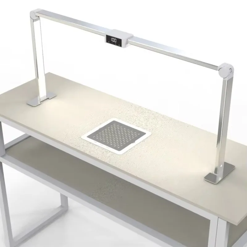 

2025 Новая 25-дюймовая складная УФ-светодиодная лампа для ногтей — настольная лампа с регулируемой яркостью и ЖК-дисплеем для наращивания ресниц