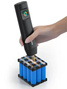 AWithZ 便攜式點焊機 DIY 手持式點焊機 90 檔可調點焊,適用於 18650 鋰電池 10 最佳銷售 焊接工具 - №4