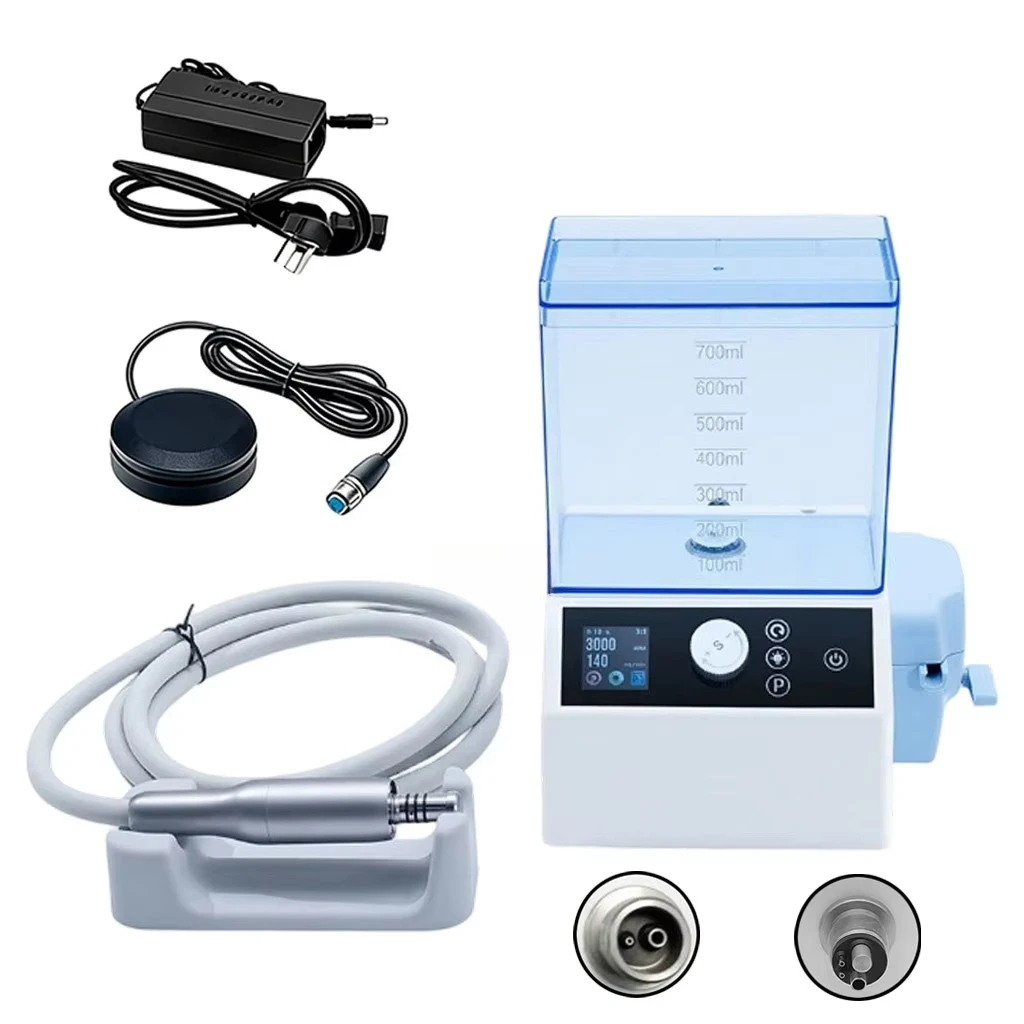 

Denta Brushless Motor With Detachable Water Tank LED Handpiece 2 Holes 4 Holes Optional Dentl Electric Motor Denal Equipment