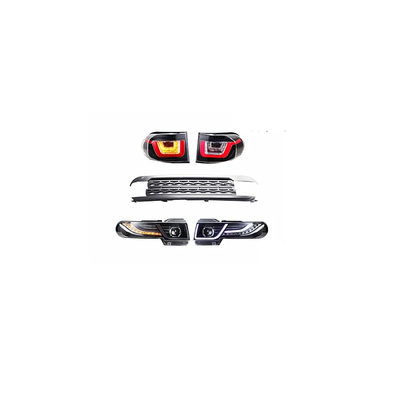 

Car headlights For Toyotas FJ Cruiser Refit headlight mid-grid assembly