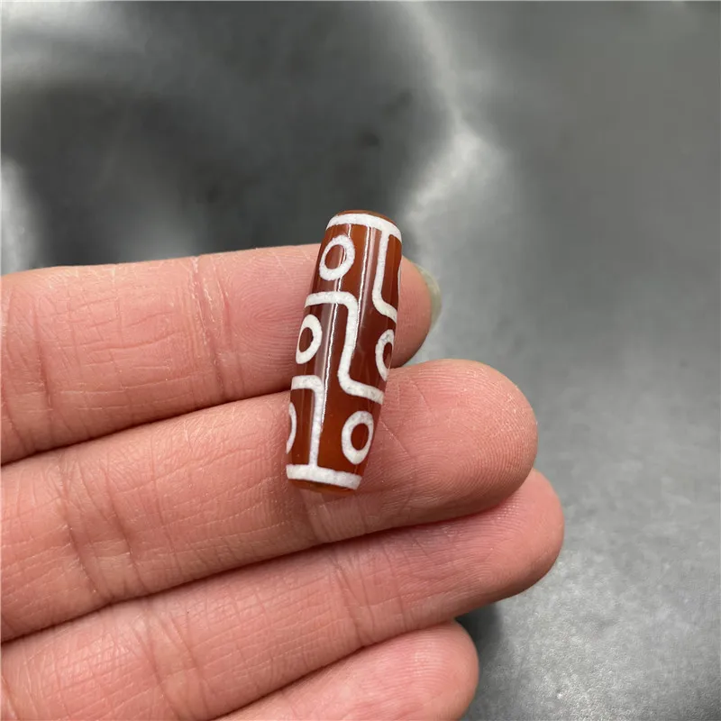 10*30Mm , Agate , Loose , Nine-Eyed Dzi , Centimeter-Long , Sold In Bulk, Tiger Tooth Beads