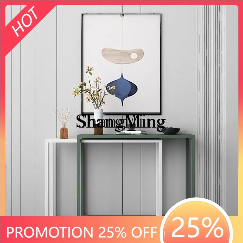 

ZYY modern simple light luxury, narrow and long strip case, few against the wall to enter the home, and display table.