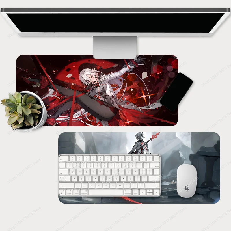 Game Genshin Arlecchino Mousepad Gaming Mouse pad Gamer Pc Accessories Deskmat Keyboard Mat Desk Protector Mause Pads