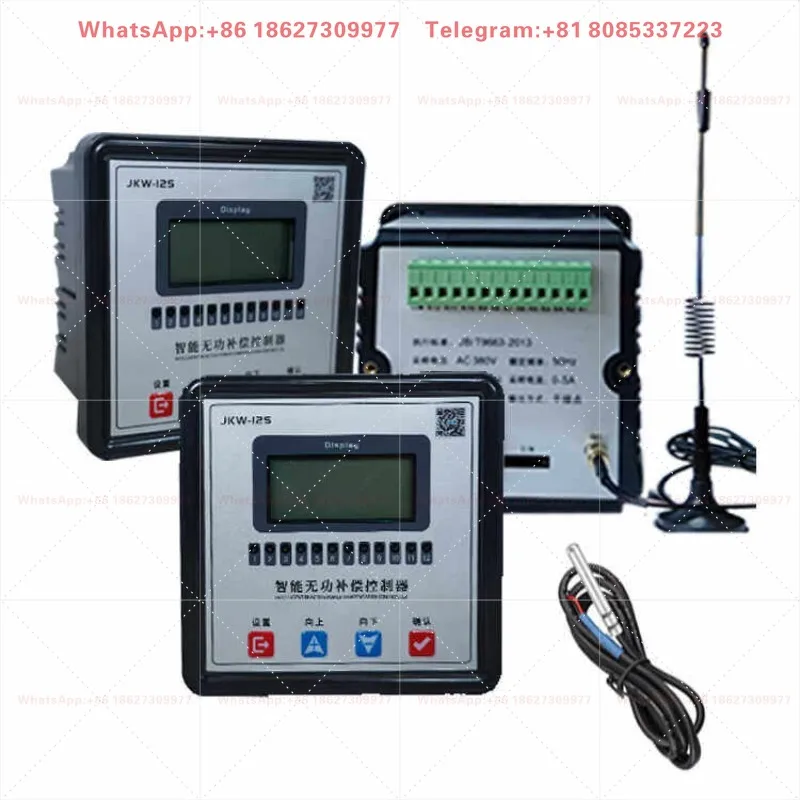 Intelligent Internet of Things reactive power compensation controller, remote telemetry, data monitoring and analysis