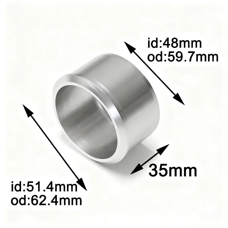 Universal Motorcycle Exhaust Pipe Inner Diameter 60MM Conversion 51MM Aperture Converter Adapter Reducer Muffler Connector - view 2