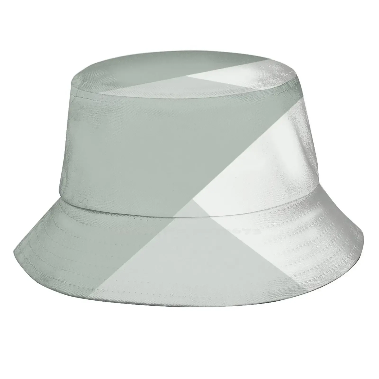 Gradient Geometry - Ash Sun Cap Fisherman Hat Bucket Hats Gradient Geometry Geometric Ash Nordic Gray Pattern Minimalist Mid