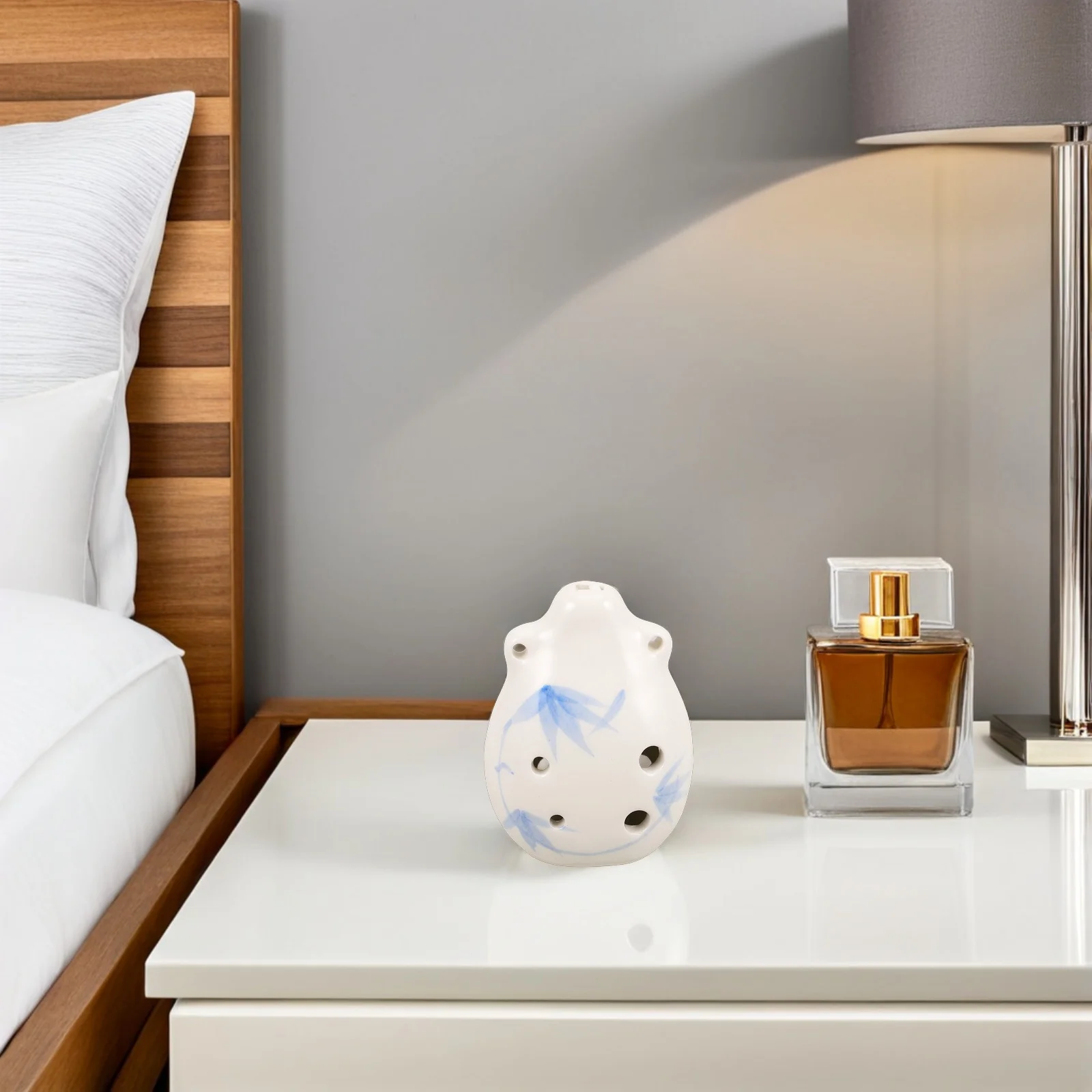 

Beginner 6-Holes Ocarina Ceramic Small Size 2.7x1.9x0.9 Musical Flute for Kids Adults Music Education Six-Hole Flute