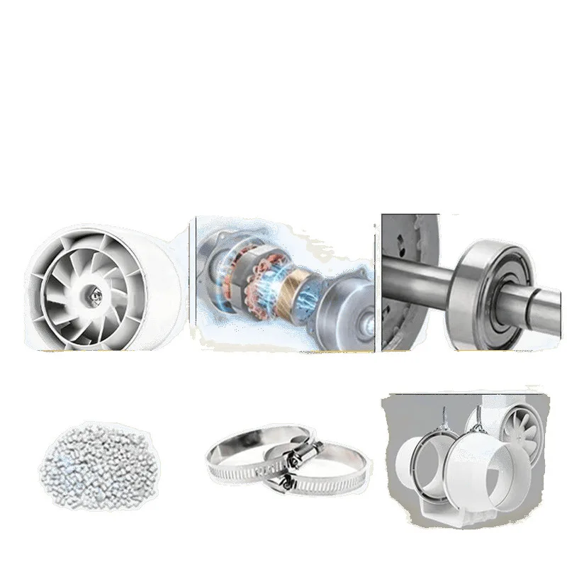 

Ducted exhaust fan, silent booster exhaust fan, household bathroom