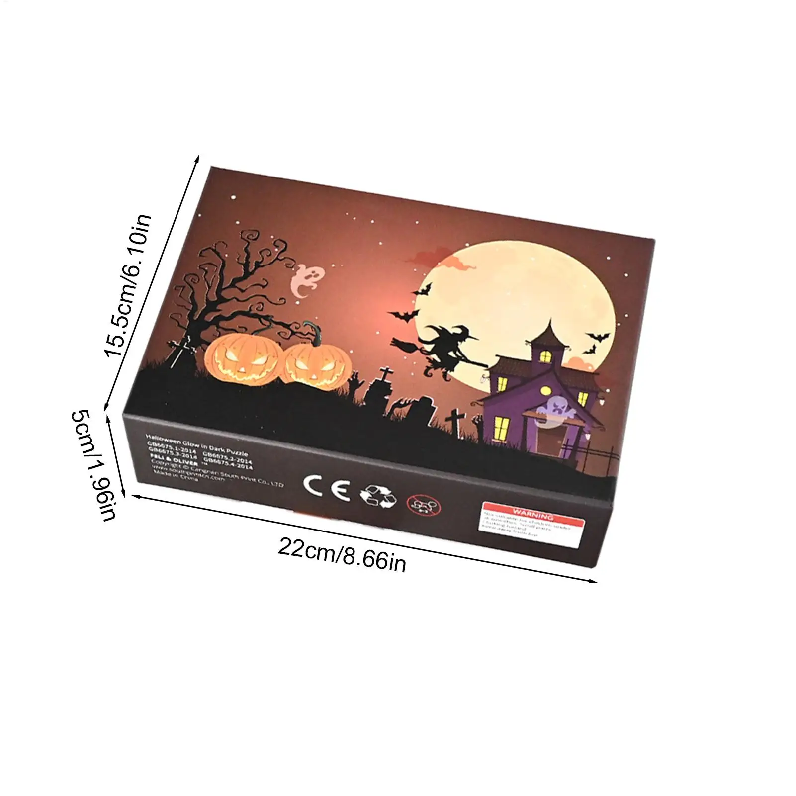 Quebra-cabeças de halloween para crianças, 100 peças, quebra-cabeça de halloween, brinquedos educativos de aprendizagem, decorações de festa colecionáveis para