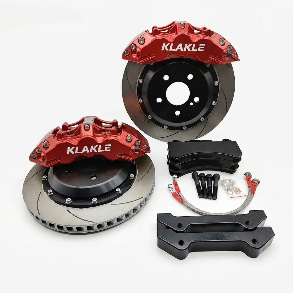 Kit de Caliper de Freno Grande KLAKLE A6, 6 Pistones, Rotor de Freno de Carreras 330*32MM, Rueda Delantera de 17 Pulgadas para Mazda 2 3 4 5 6 7