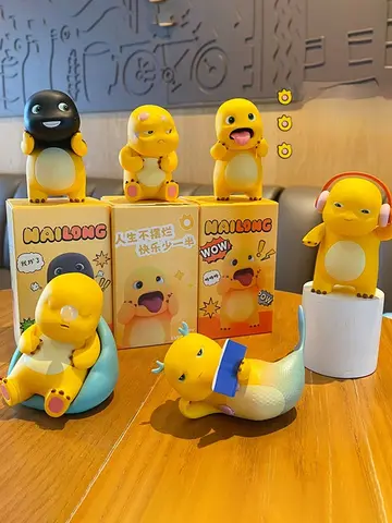 New Hot Cute Milk Dragon Daily Series Action Figure Blind Box Hand Table Decoration Collection Doll Toy Kid Birthday Custom Gift