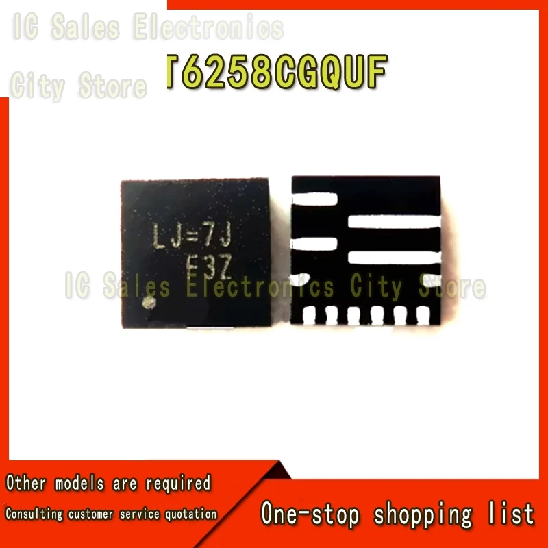 2 piezas RT6258CGQUF RT6258CG RT6258C (LJ = 2E LJ = 1D LJ = 3F LJ =...) Chip IC original de QFN-12, nuevo, en Stock,al por mayor