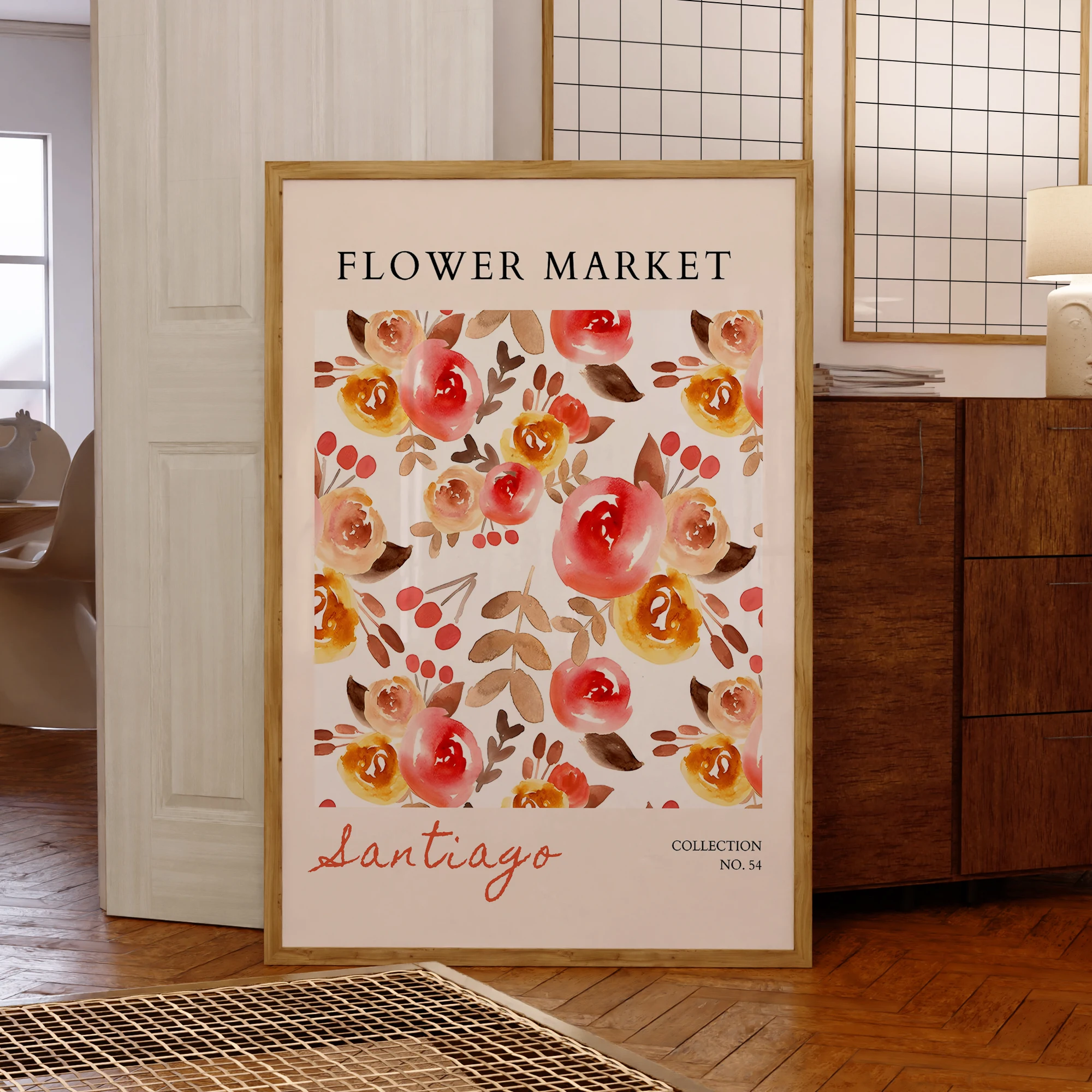 Modern Henri Matisse Santiago Flower Market Wall Art Prints Canvas Painting Poster Picture For Living Room Bedroom Home Decor