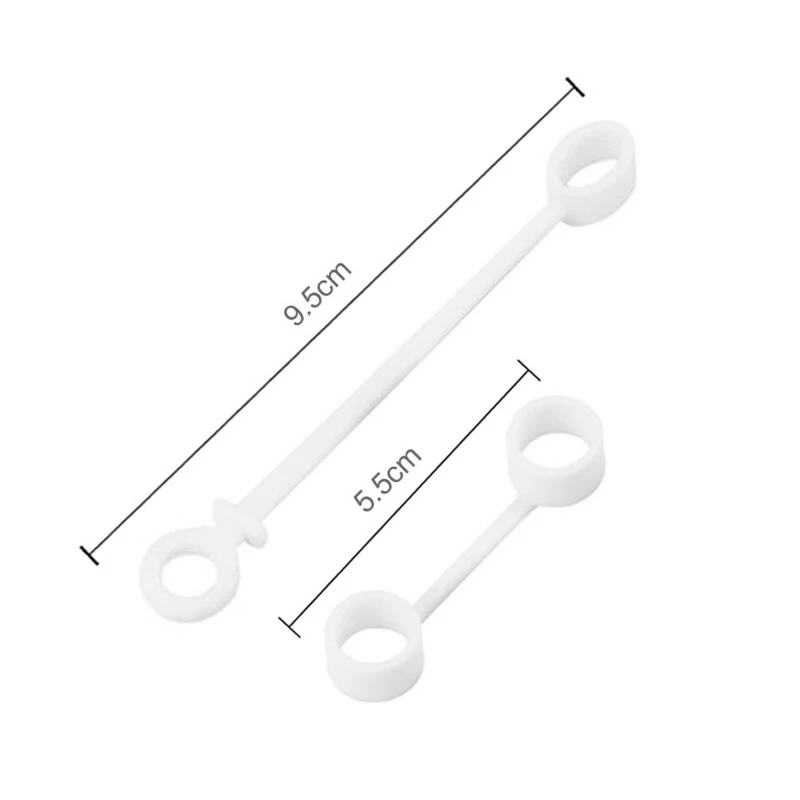 2Pcs Anti Lost Protective Cover For USB Adaper Silicone Type-C Micro USB Adapters Anti-lost Case Phone Adapter Holder Strap