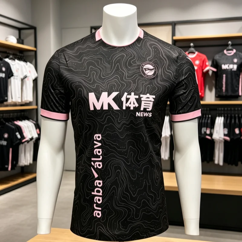 26-27 New Alaves Niche Fan Customized Casual Sports Fast Drying Breathable 3D Printed T-shirt for Family and Children's Wear