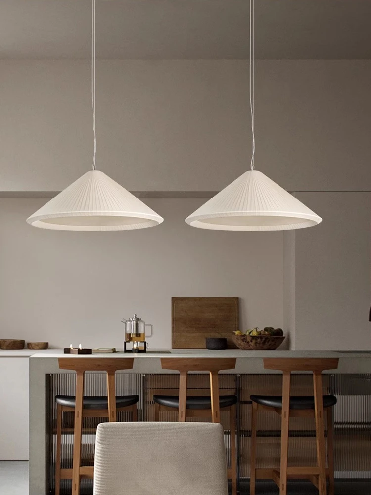 

Fabric pendant light Nordic style restaurant light Modern minimalist lighting living room study creative personalized light