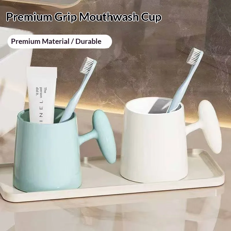 

Thickened High-Aesthetic Couple's Toothbrush Cup Simple Washing Cup Oral Care Accessories for Bathroom Decor