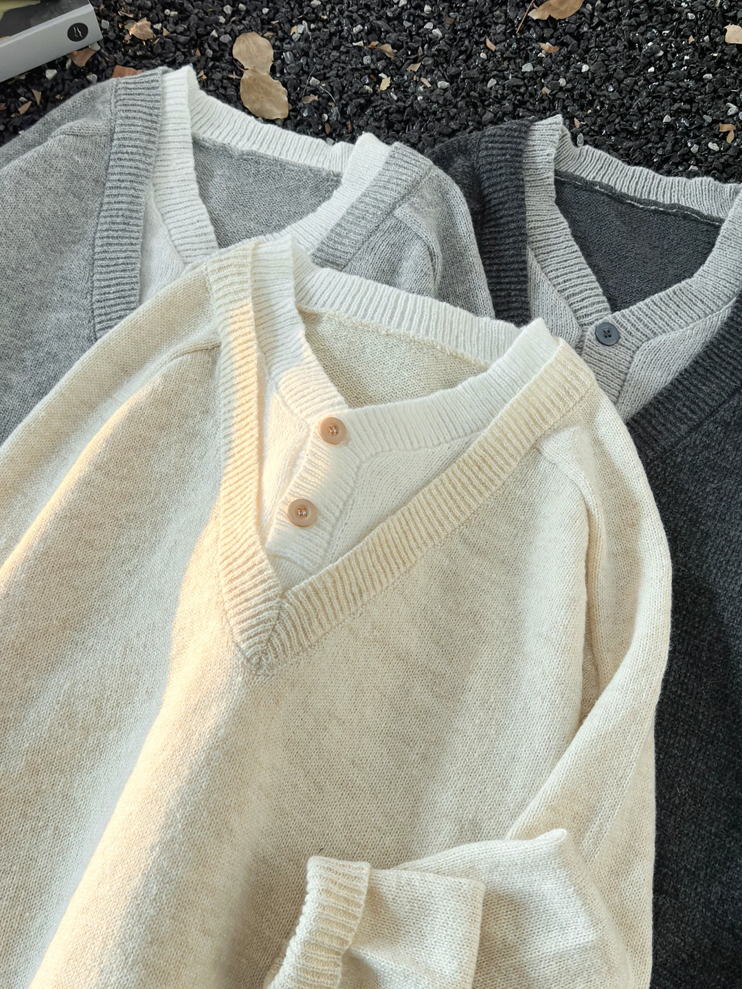 

American Sle V-Ne Knitted Sweater Men's Winter Lazy Color Blo Warmth Outerwear Casual Daily Long Sve Top