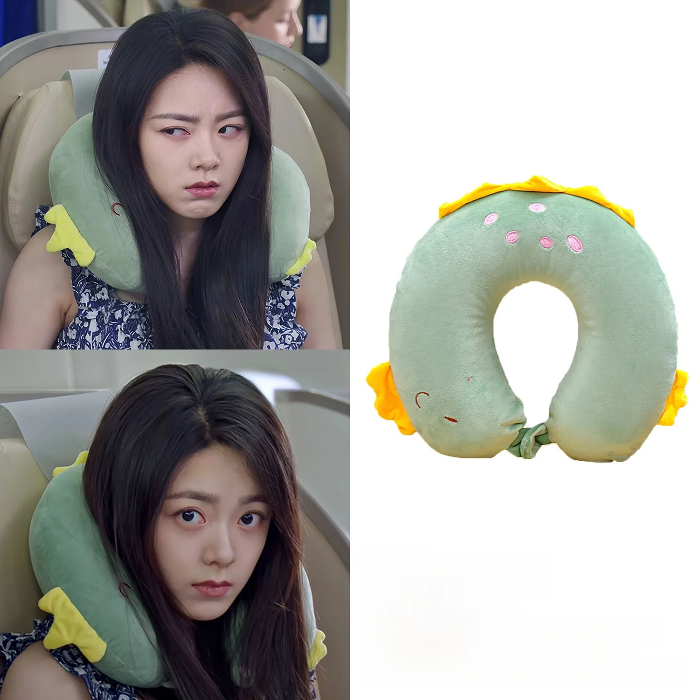 

Подушка для поддержки шеи U-образная, для путешествий и офиса, защитная, из пены с эффектом памяти, регулируемая, дышащая, для женщин, новинка 2026