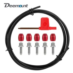 5 Pairs Olive Needle Olive Ring & 2500mm Hydraulic Disc Brake Hose 3 Layers Oil Pressure Pipe for SRAM AVID Stealth-A-Majig Fits