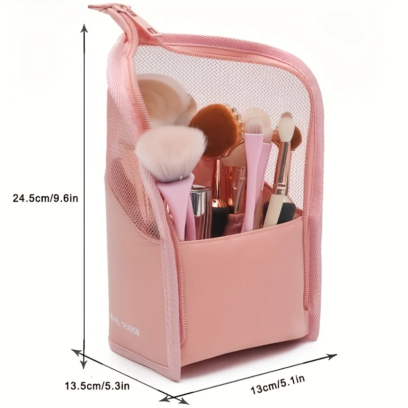2025 A Spacious Vertical Eyebrow Pencil Case, a Portable Organizer Bag for Makeup, Perfect for Women - Easy to Use And Carry. image 3