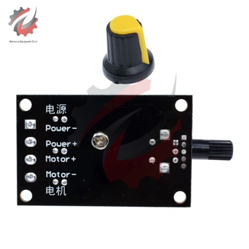 NE555 PWM Motor Speed Controller DC 6V-28V 3A 80W Regulator Adjustable Variable Speed Control With Potentiometer Switch 12V 24V