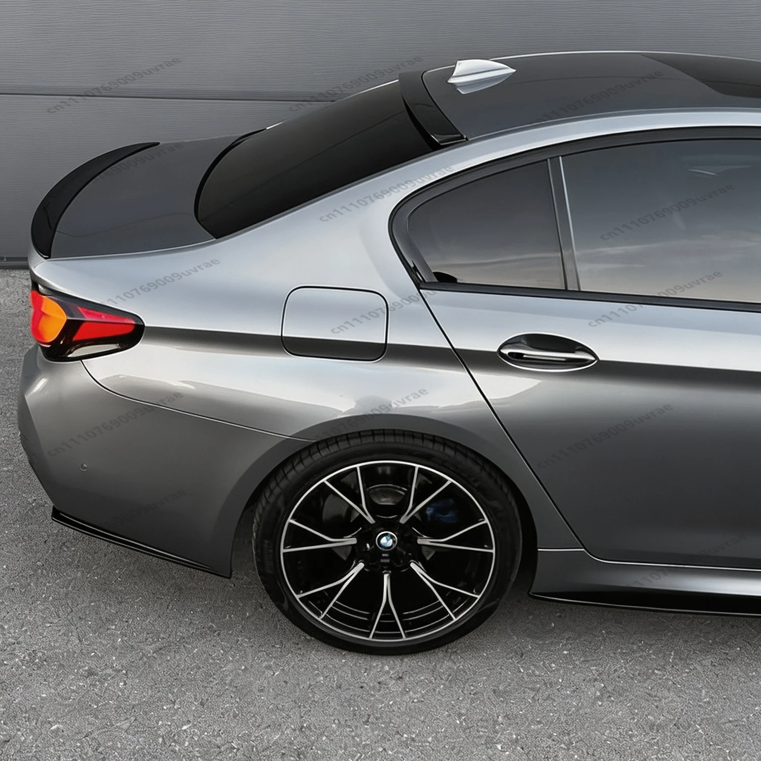Gloss Black Mp Style ABS Side Skirt&Rear Bumper Side Splitters For BMW G30 5 Series Sedan M Sport 2017-2023 Bodykits Tuning