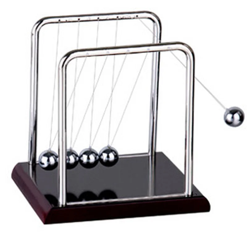 

Early Fun Development Educational Desk Toy Gift Newtons Cradle Steel Balance Ball Physics Science Pendulum