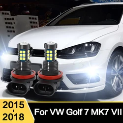 Światła samochodowe LED przednia żarówka lampa przeciwmgielna do Volkswagen VW Golf 7 MK7 VII 2015 2016 2017 2018 akcesoria