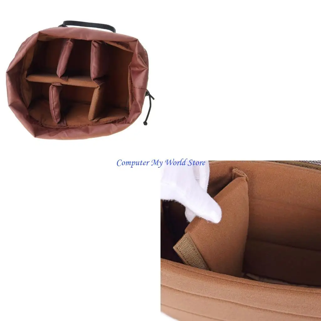 

Многофункциональная камера DSLR Съемная модульная вставка Сумка для линз батарейки кабельные фотографы